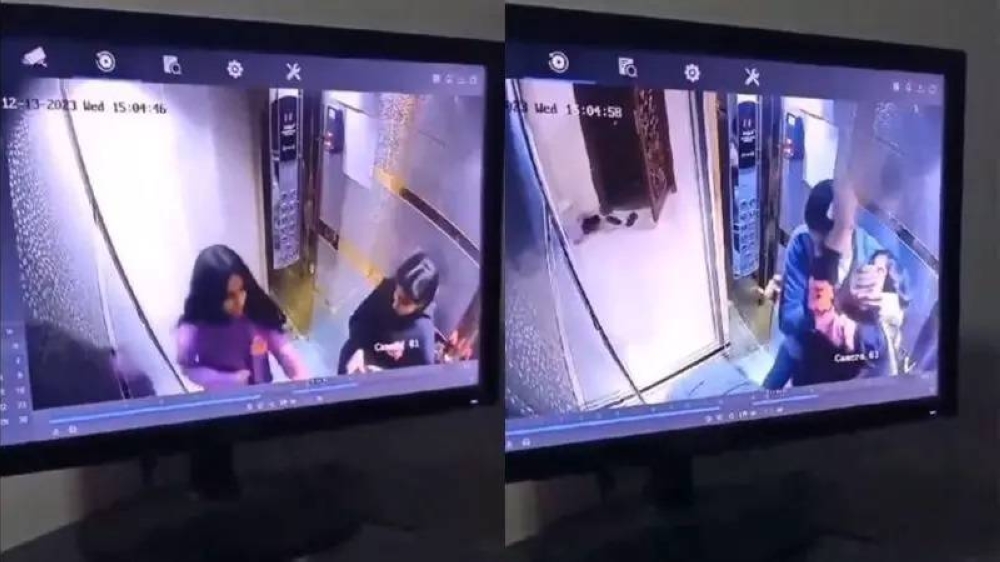 اتفاق وسيناريو مدروس| مفاجأة حول فيديو تخدير فتاتين داخل مصعد وخطفهما.. كواليس  وتفاصيل