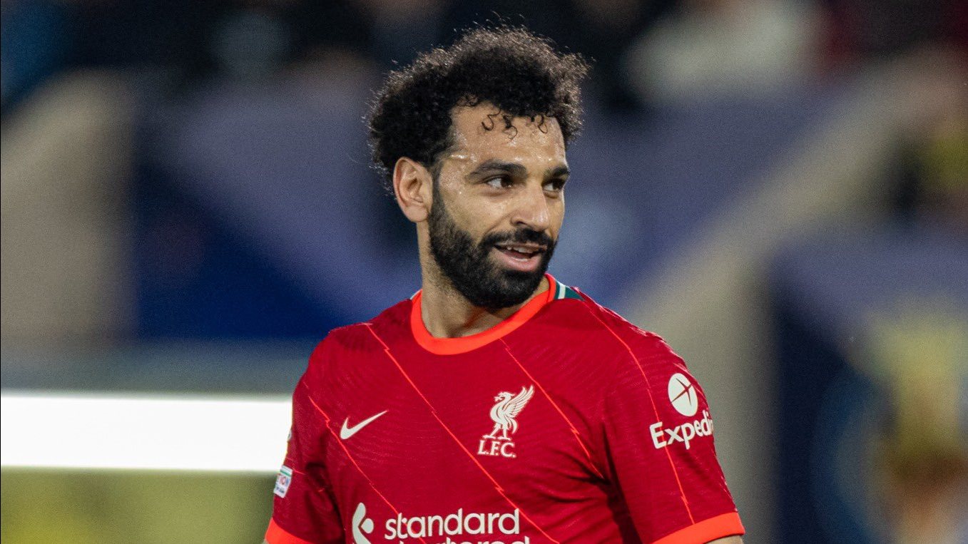 محمد صلاح يحتفل بهدفه في شباك برايتون..