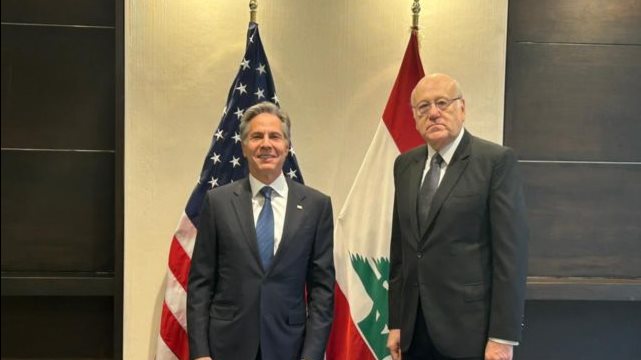 بلينكن :هناك حاجة ملحة للتوصل الي حل دبلوماسي ينهي الصراع في لبنان