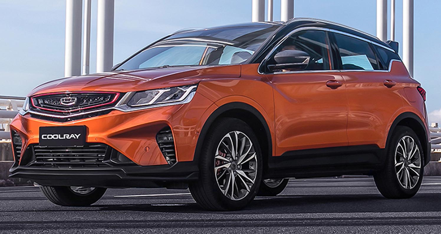 Geely coolray 2021 года