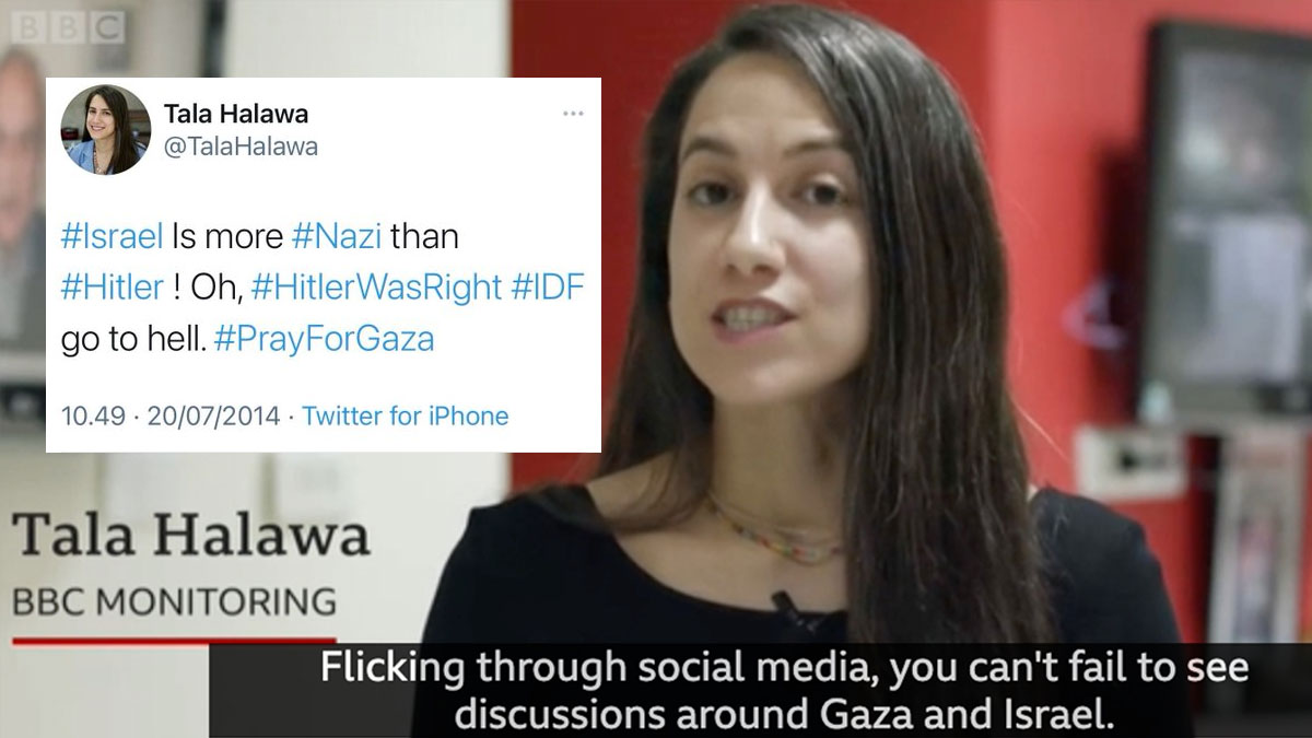 هتلر كان محقاً.. بي بي سي تنهي عمل تالا حلاوة بسبب تغريدة من 2014