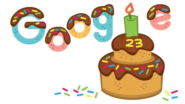 بطريقة مبتكرة.. شاهد احتفال محرك البحث جوجل بعيد مولده الـ 23
