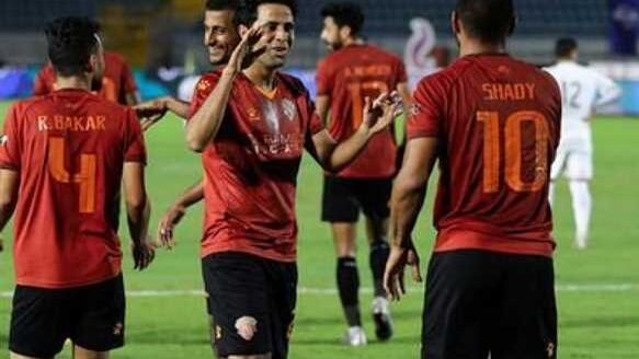 جماهير الزمالك تهتف لـ محمد إبراهيم نجم سيراميكا كليوباترا